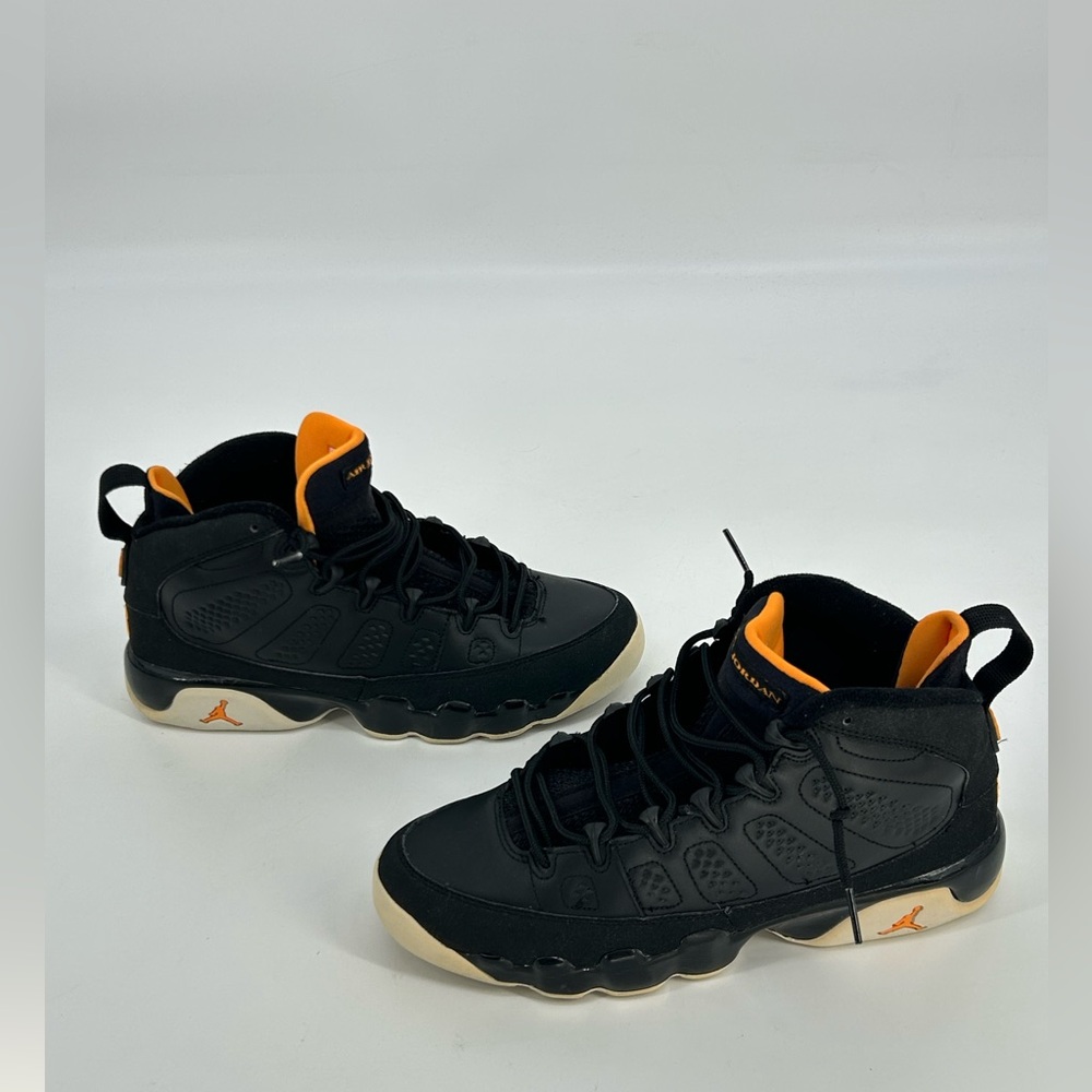 Air Jordan 9 Retro "Citrus" 2010 Black/Yellow Kids Sneaker Size 6.5Y